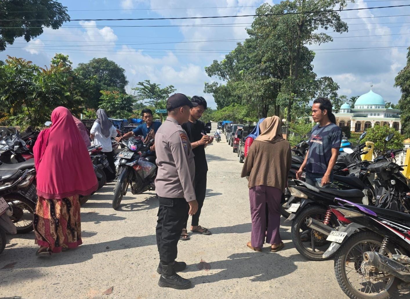 Polsek Bangko Pusako Intensifkan Patroli, Antisipasi C3 di Bank Hingga Pasar