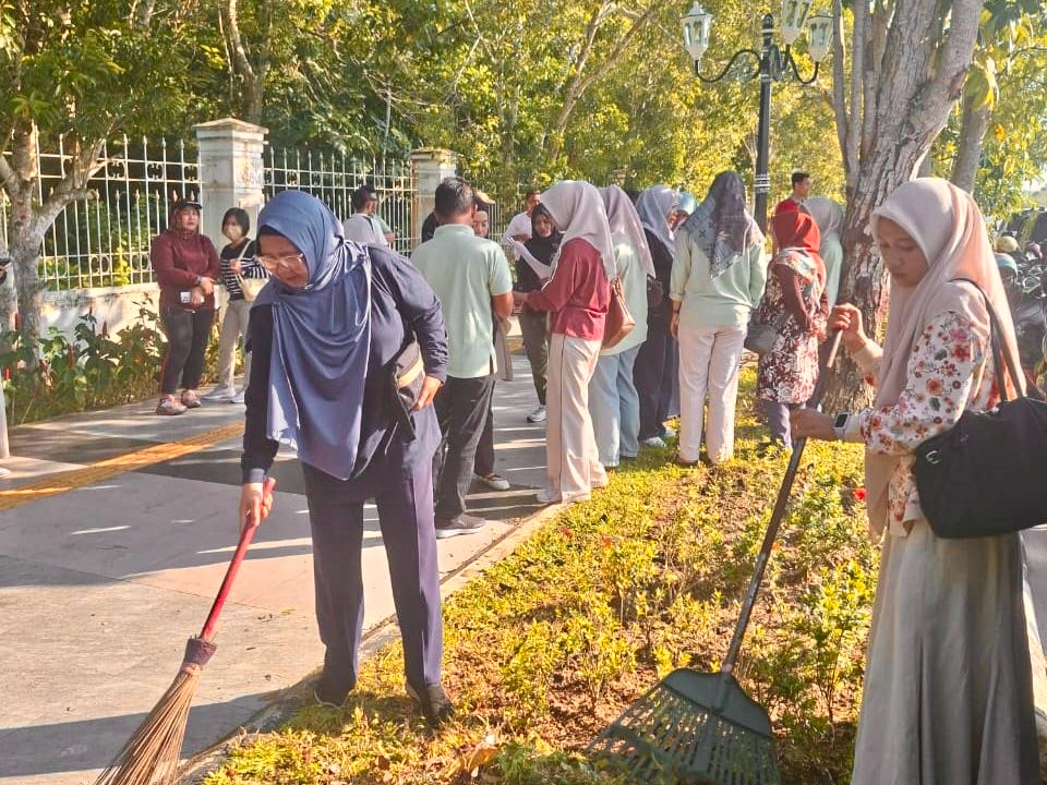 Gerakan Indonesia Asri, Dinsos PPPA Siak Gotong Royong Massal