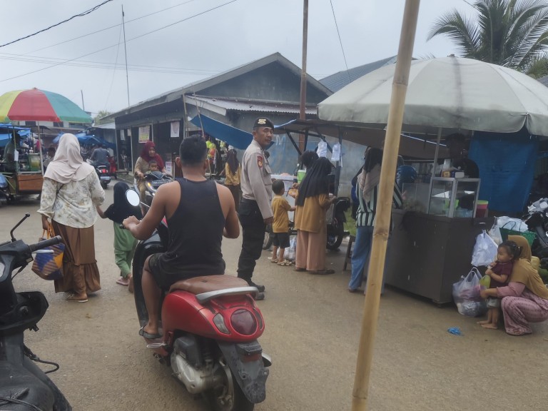 Cegah Kriminalitas, Polsek Rimba Melintang Intensifkan Patroli Dikeramaian