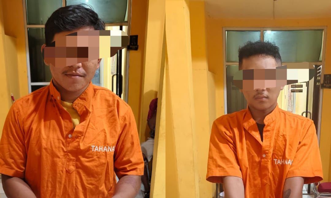 Polsek Tapung Hilir Tangkap 2 Pengedar Sabu, 40 Paket Siap Edar Disita