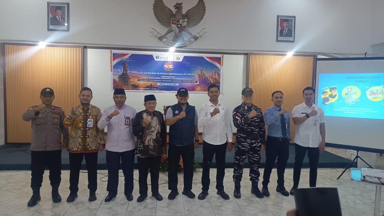 BRI Dukung Ekspedisi Rupiah Berdaulat di Bengkalis, BI Bawa Uang Layak Edar hingga Pulau Terluar Riau