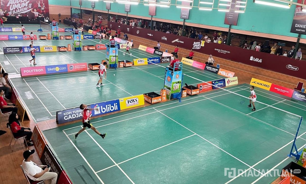 Tahap Turnamen Audisi PB Djarum 2026 Pekanbaru, 269 Atlet Berebut Super Tiket