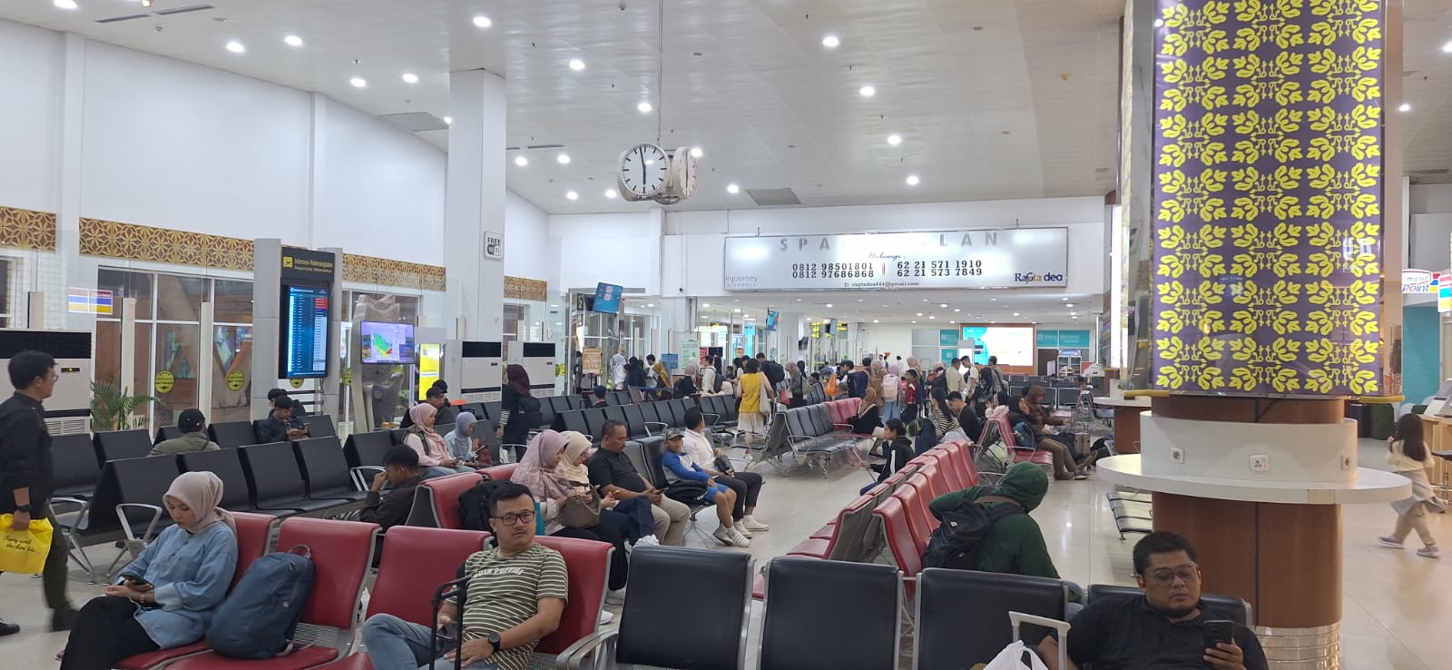 H-3 Lebaran, Penumpang di Bandara SSK II Pekanbaru 12.756 Orang, Diprediksi Masih Ramai Hingga H-2 