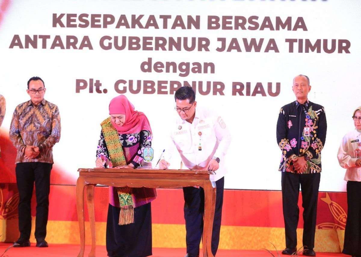 Pemprov Riau dan Jawa Timur Perluas Kolaborasi Ekonomi