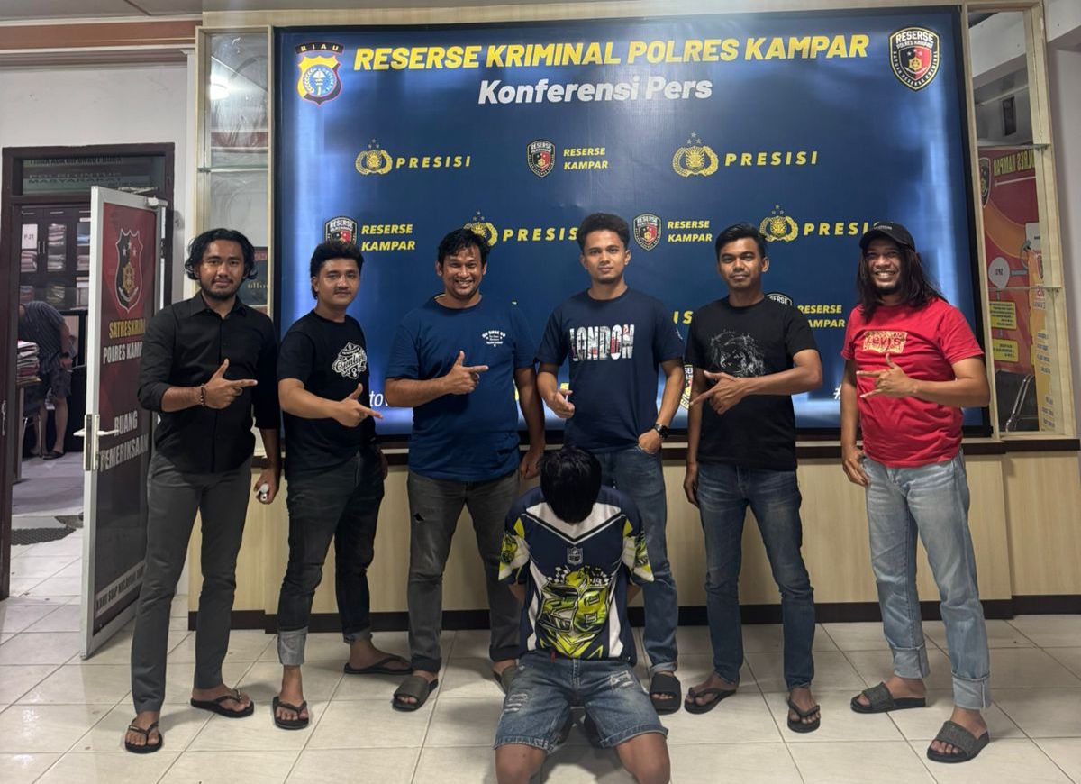 Motif Dendam, Polres Kampar Tangkap Tersangka Penganiayaan Berujung Kematian