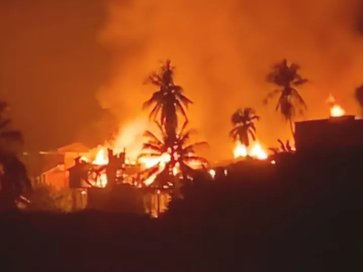 Pasar Peranap di Inhu Terbakar, Penyebabnya Masih Diselidiki