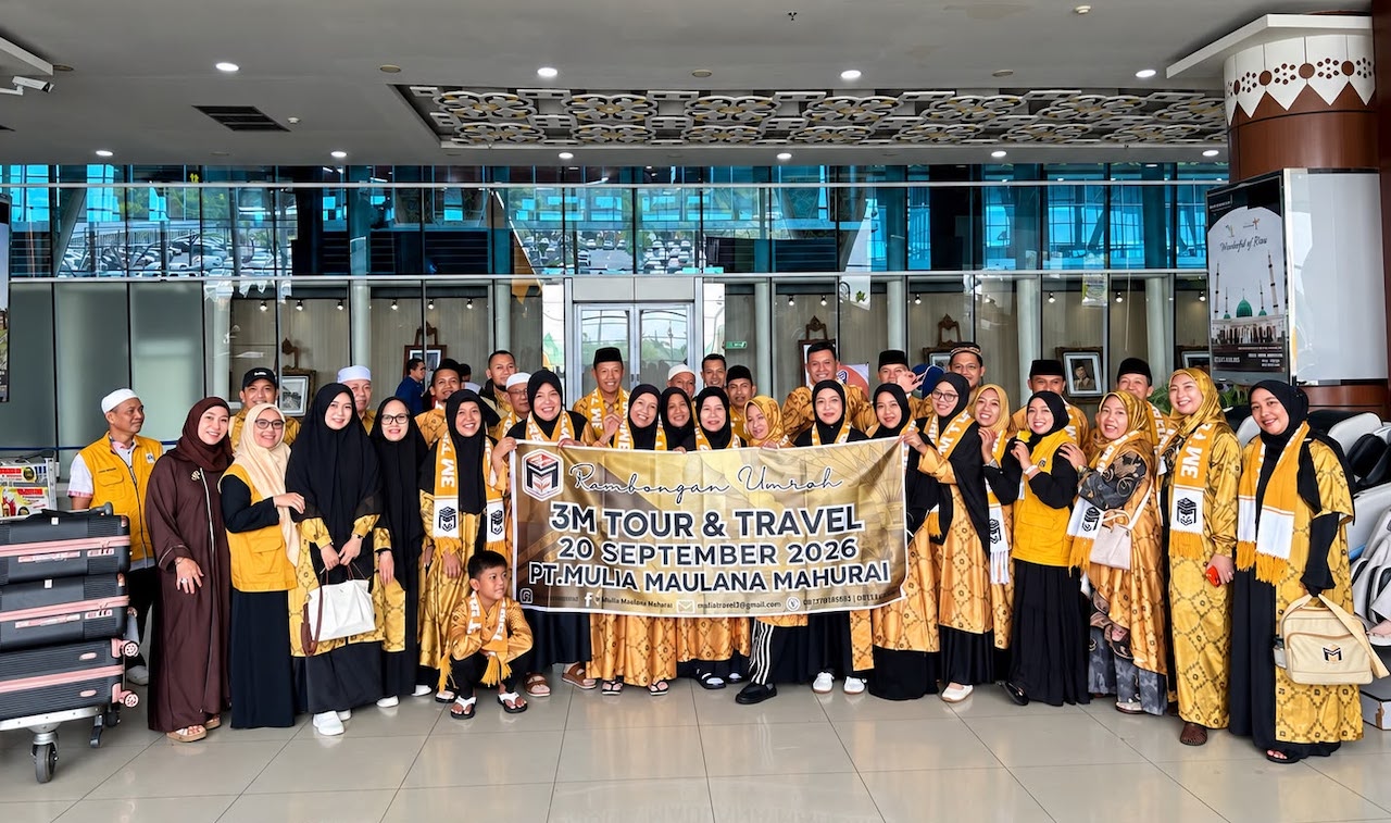 Dilepas Kepala Kanwil, 31 Jemaah 3M Tour Mulai Perjalanan ke Tanah Suci