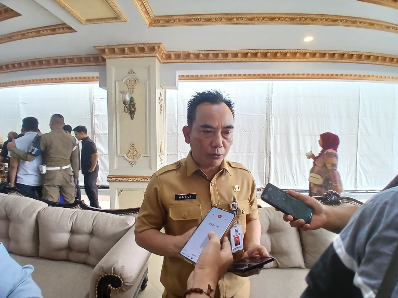50 Ribu Masker Dibagikan, Diskes Pekanbaru Gencarkan Promosi Kesehatan Ditengah Bencana Asap