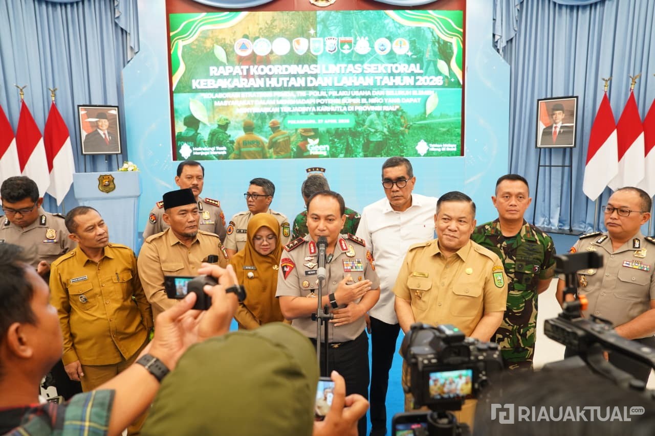Polda Riau Gelar Rakor Lintas Sektoral Penanggulangan Karhutla 2026, Herimen: Pentingnya Kolaborasi