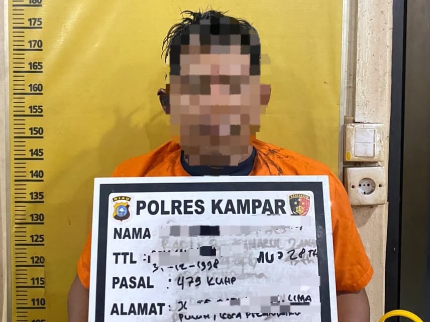 Jambret Gelang Emas di Bangkinang Diamankan Resmob Polres Kampar