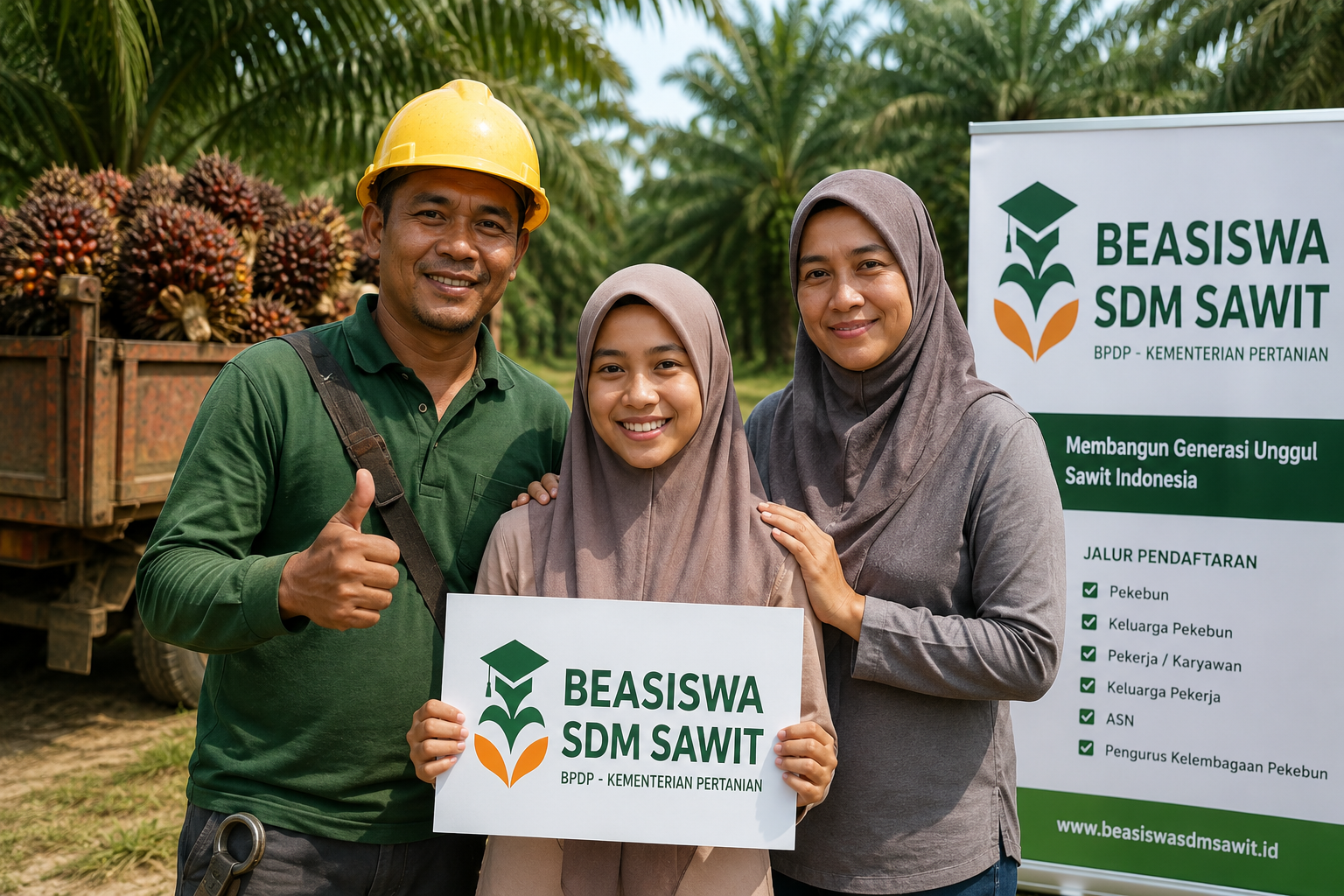 Keluarga Buruh Sawit Juga Bisa Dapat Beasiswa Sawit, Ini Syarat Lengkapnya