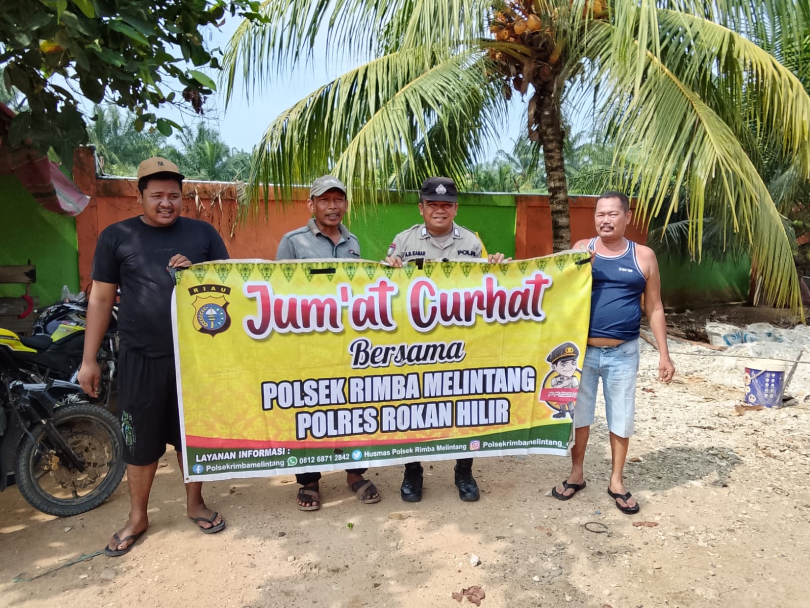 Duduk Bersama Warga, Polsek Rimba Melintang Buka Ruang Curhat soal Gangguan Kamtibmas