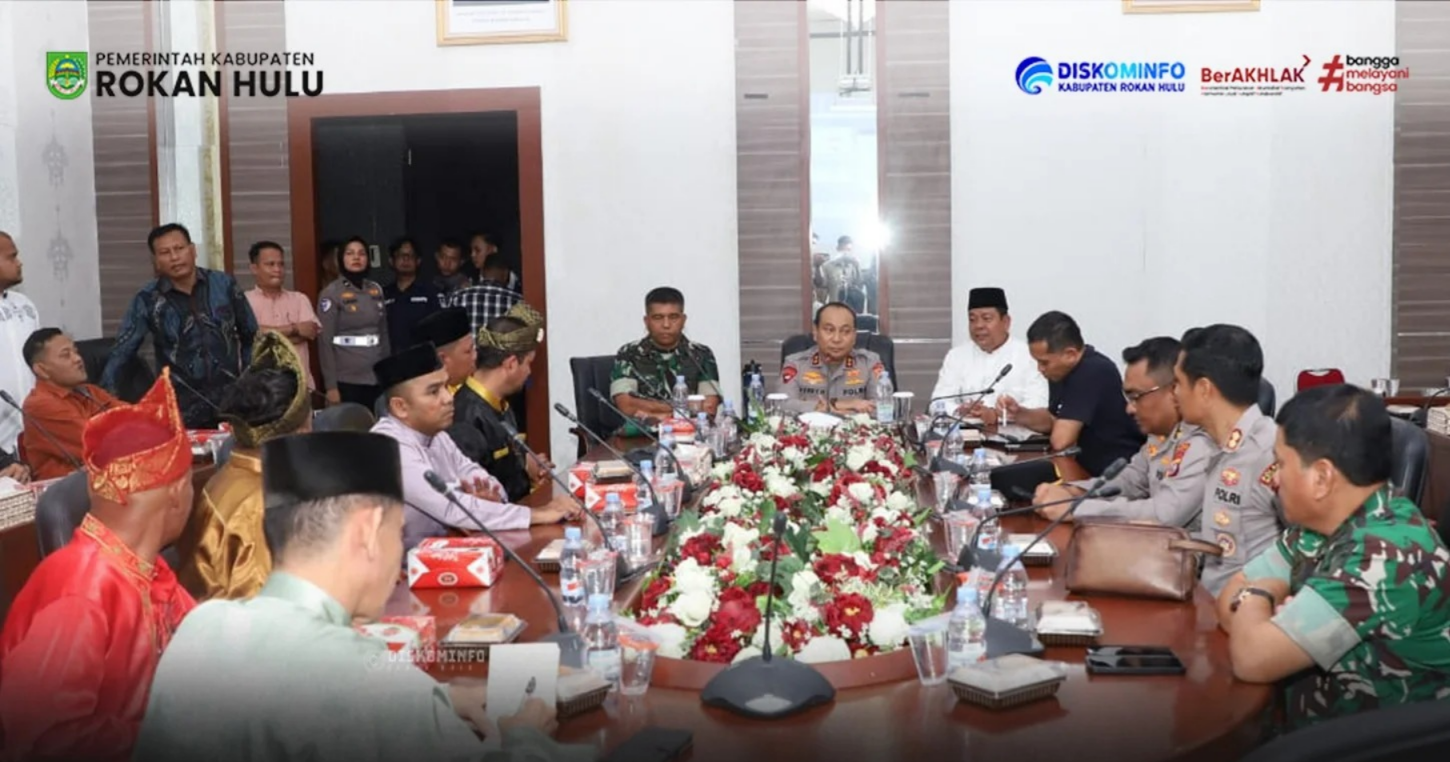 Kapolda Riau Pimpin Mediasi Konflik Agraria di Tambusai Utara, Pemkab Rohul Siap Fasilitasi
