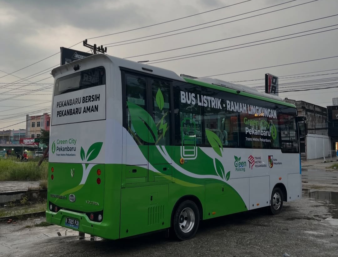 Bus Listrik Segera Mengaspal di Pekanbaru, Wako: Menggunakan Sistem yang Professional 