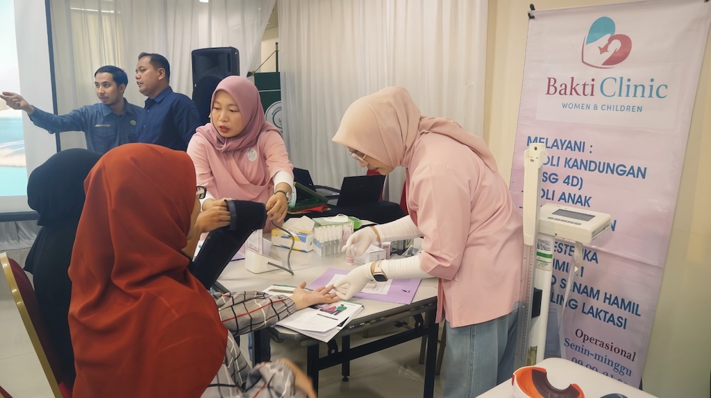 Cegah Stunting Sejak Dalam Kandungan, POGI Riau dan Pegadaian Periksa 30 Ibu Hamil Gratis