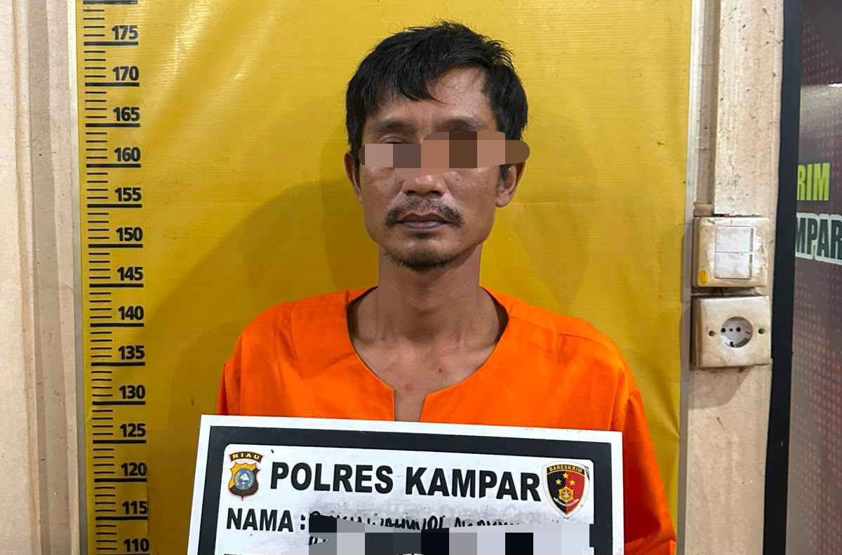 Bejat! Ayah di Kampar Diduga Cabuli Dua Anak Kandungnya