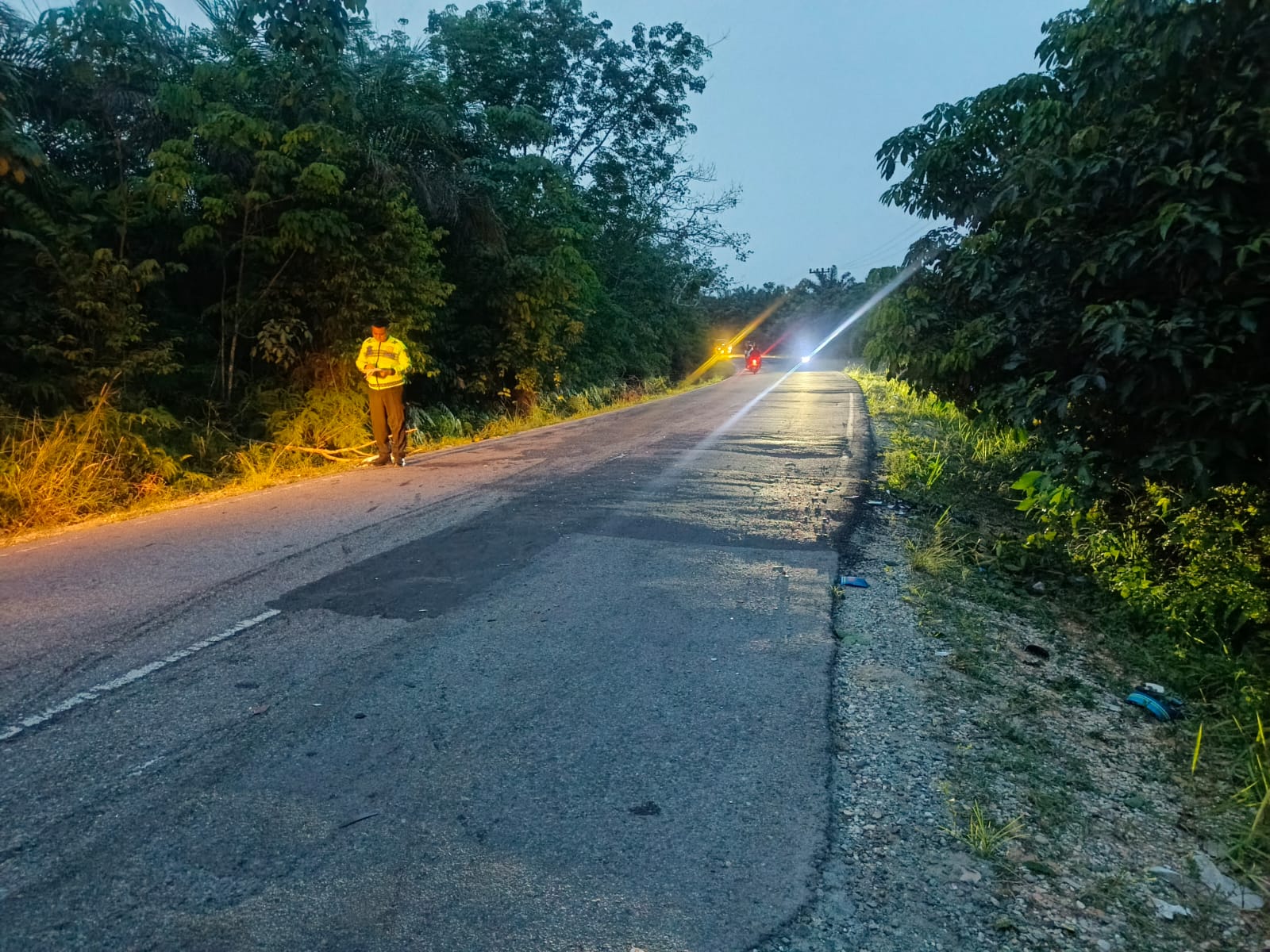 Motor Adu Kambing di Okura Pekanbaru, Dua Pengendara Tewas