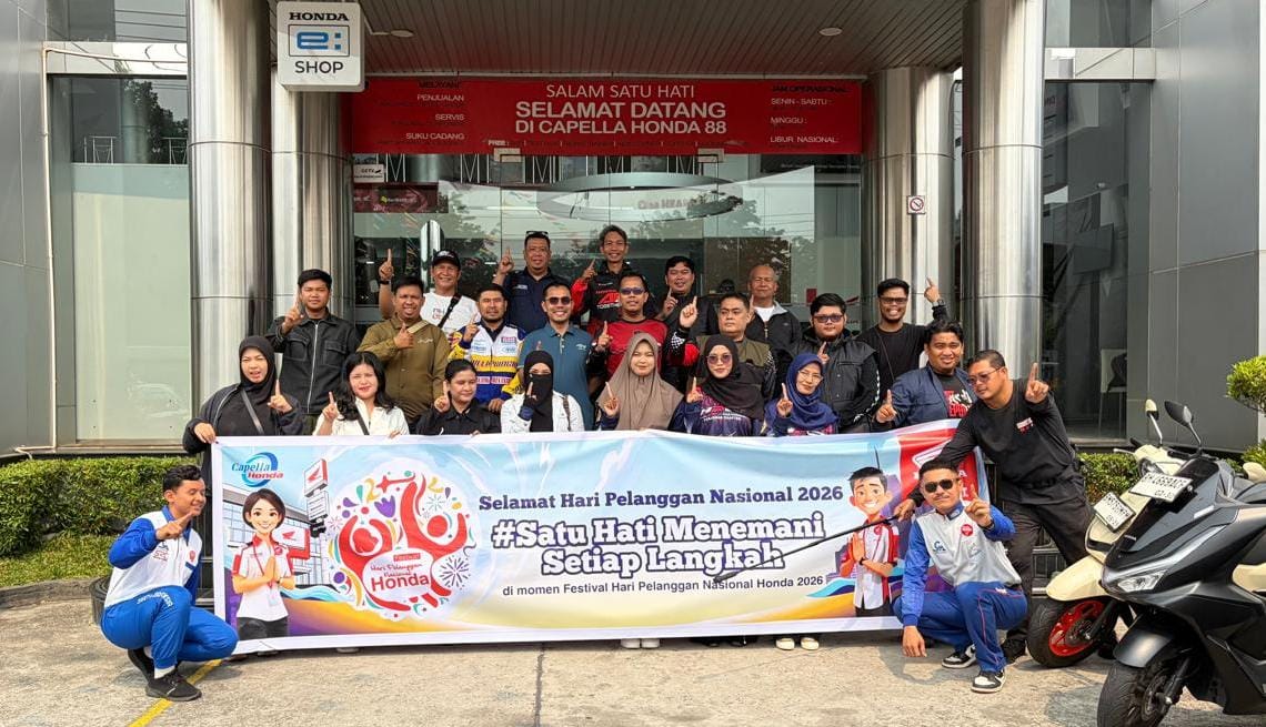 Hari Pelanggan Nasional 2026, Capella Honda Apresiasi Konsumen Loyal Lewat Rolling City