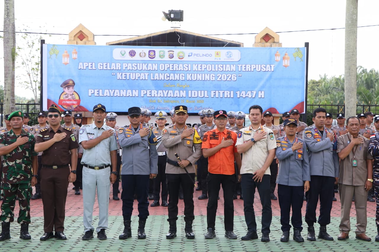 Operasi Ketupat 2026 Dimulai, Polres Siak Siapkan Pos Pengamanan di Titik Strategis