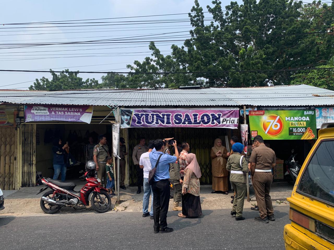 Viral Diduga Jadi Tempat Aktivitas Menyimpang, Salon di Senapelan Pekanbaru Ditertibkan