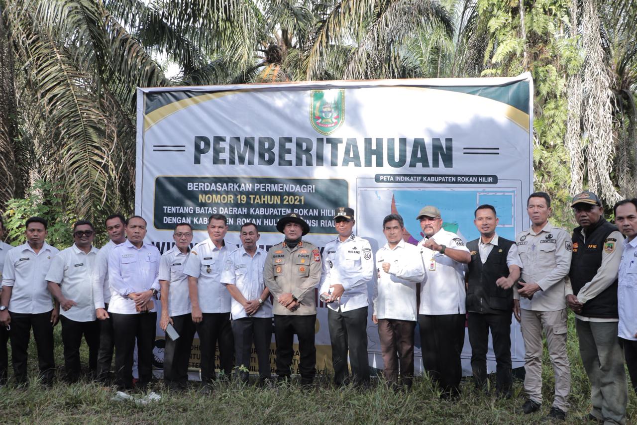 Kapolres dan Wabup Rohil Turun ke Lokasi Sengketa PT Torganda, Aktifitas Perusahaan Dihentikan Sementara
