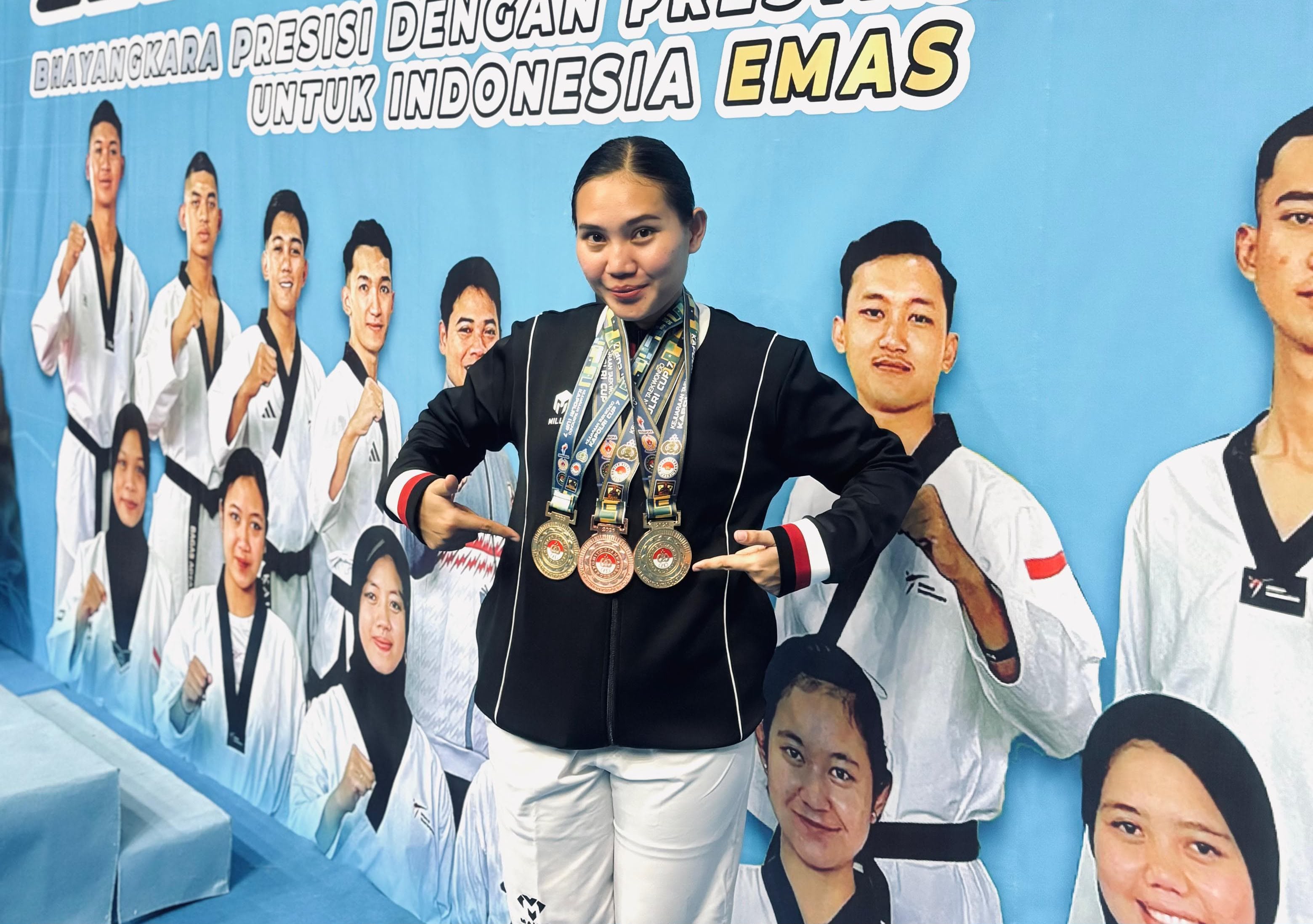 Bripda Mega Djuwita Harumkan Nama Polres Kampar, Borong 3 Medali di Kapolri Cup 7 2026