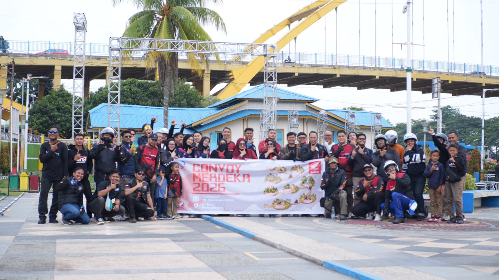 Semarakkan HUT ke-81 RI, Capella Honda Gelar Convoy Merdeka 2026
