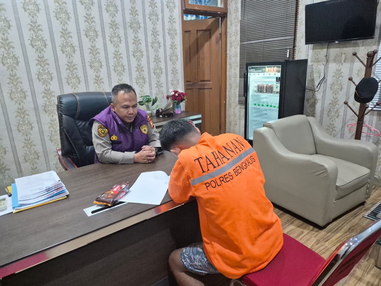 Anak Bunuh Ayah Kandung di Bengkalis, Polisi Berikan Pendampingan Psikologis Tersangka