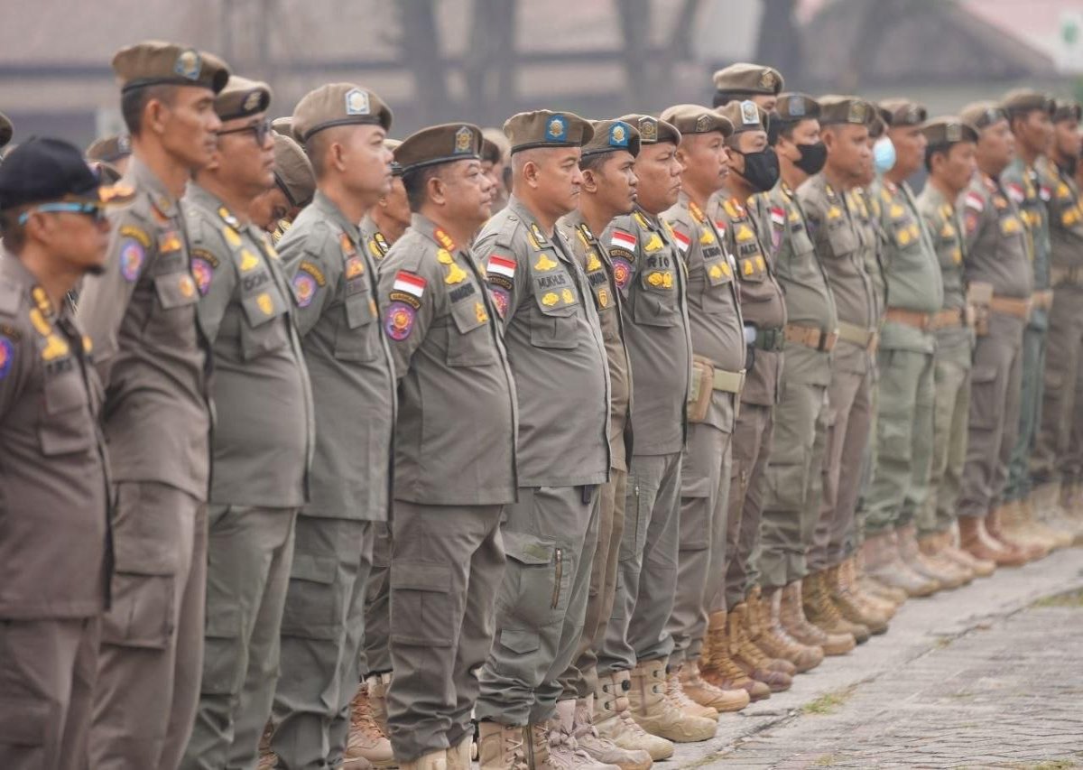 Bantu Pemulihan Bencana Aceh, Satpol PP Riau Terima Penghargaan