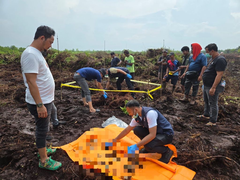 Kerangka Manusia Ditemukan di Tambang Kampar, Polisi Minta Warga yang Kehilangan Keluarga Segera Melapor