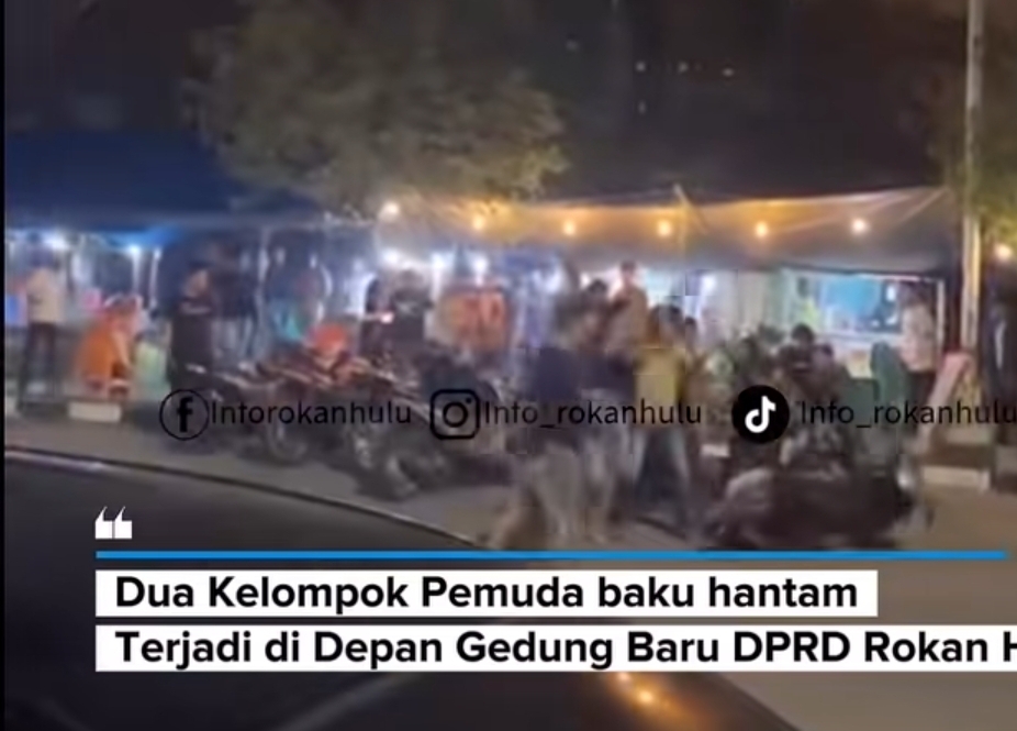 Dua Kelompok Pemuda Baku Hantam di Rohul, Polisi Turunkan Tim Raga 