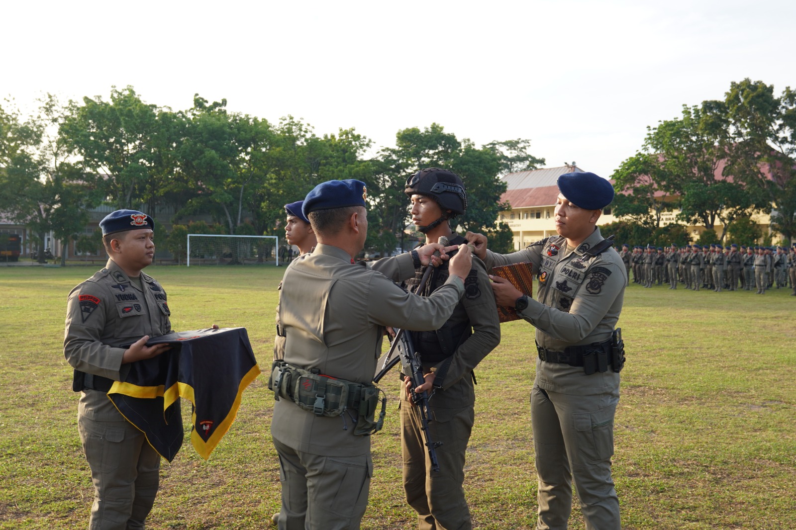 Bintara Remaja Angkatan 53 Resmi Tutup Bintradisi, Dansat Brimob Riau: Jadilah Brimob Sejati