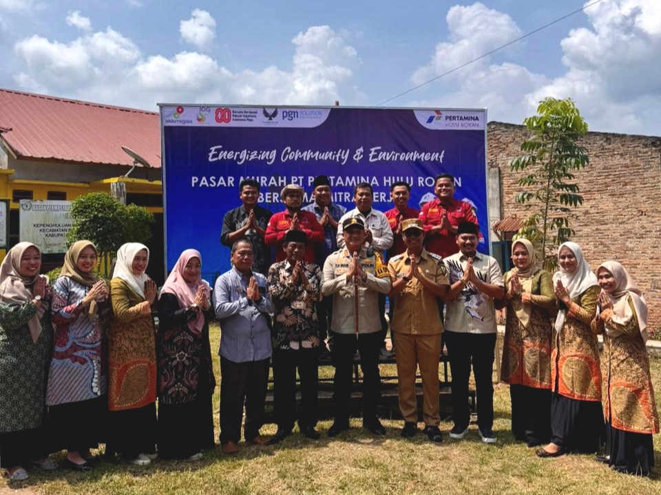 Kapolres Rohil dan Wabup Hadiri Pasar Murah Ramadan PHR di Bangko Pusako