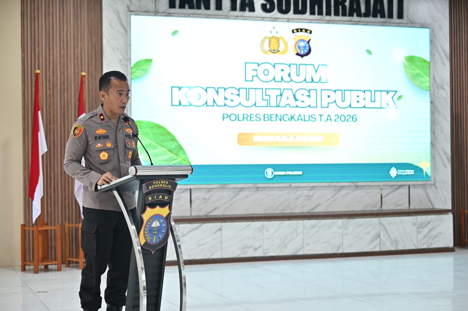 Polres Bengkalis Gelar Forum Komunikasi Publik, Perkuat Komitmen Pelayanan Transparan dan Akuntabel