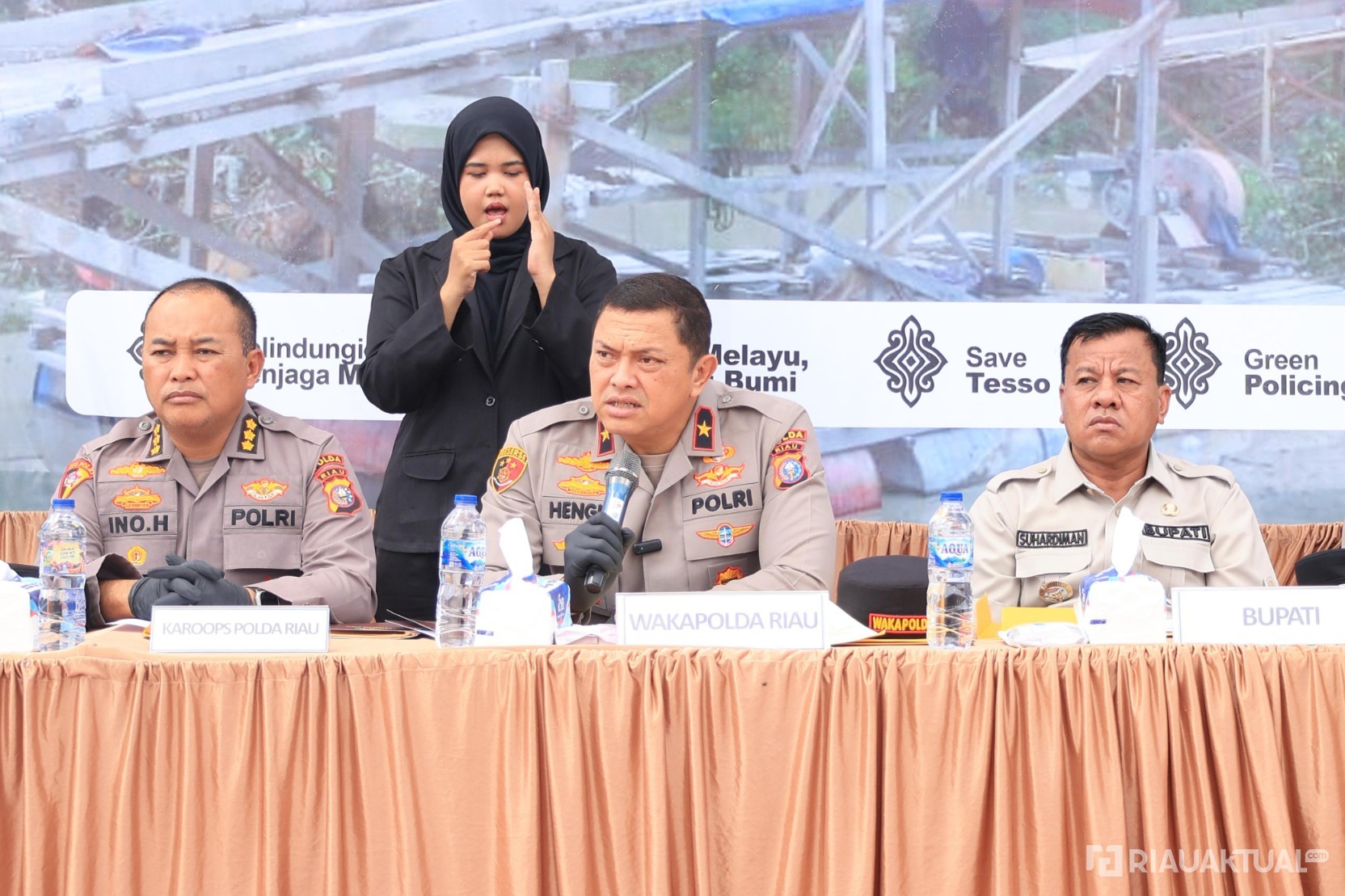 Wakapolda Riau: Pemberantasan PETI Tanggung Jawab Bersama, Bukan Polisi Saja