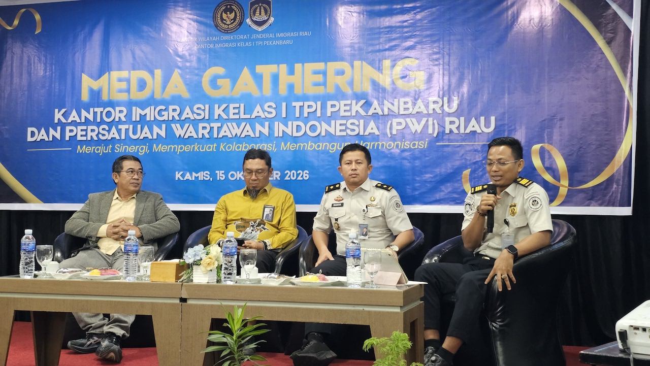 Imigrasi Pekanbaru Buka Ruang Kritik, PWI Riau Ingatkan Integritas Wartawan