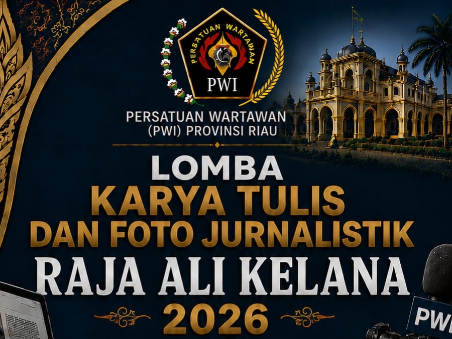 PWI Riau Perpanjang Lomba Jurnalistik Raja Ali Kelana 2026 hingga 15 Agustus