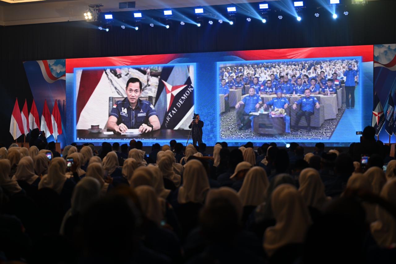 Musda Demokrat Riau Solid, AHY Puji Kekompakan Kader dan Dukung Agung Nugroho