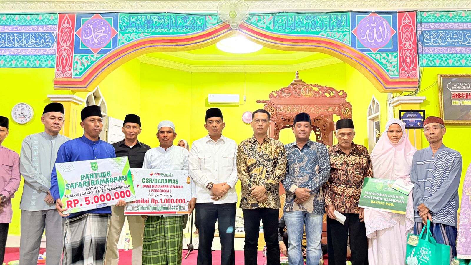 Pemkab Inhu Tutup Safari Ramadan 1447 H di Rengat Barat