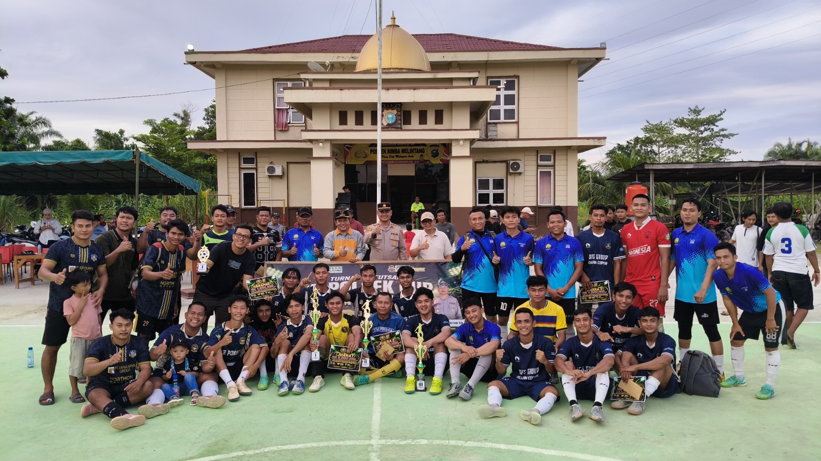 Tim Pematang Sikek Juara Kapolsek Rimba Melintang Cup 2026, Warga Antusias