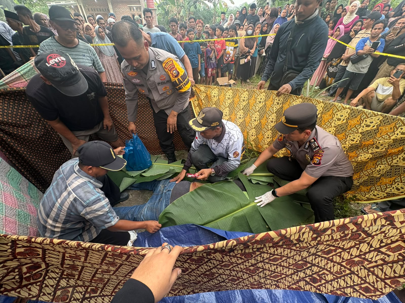Pria di Pelalawan Tewas Diduga Dibacok Adik Kandung gegara Tanah Warisan