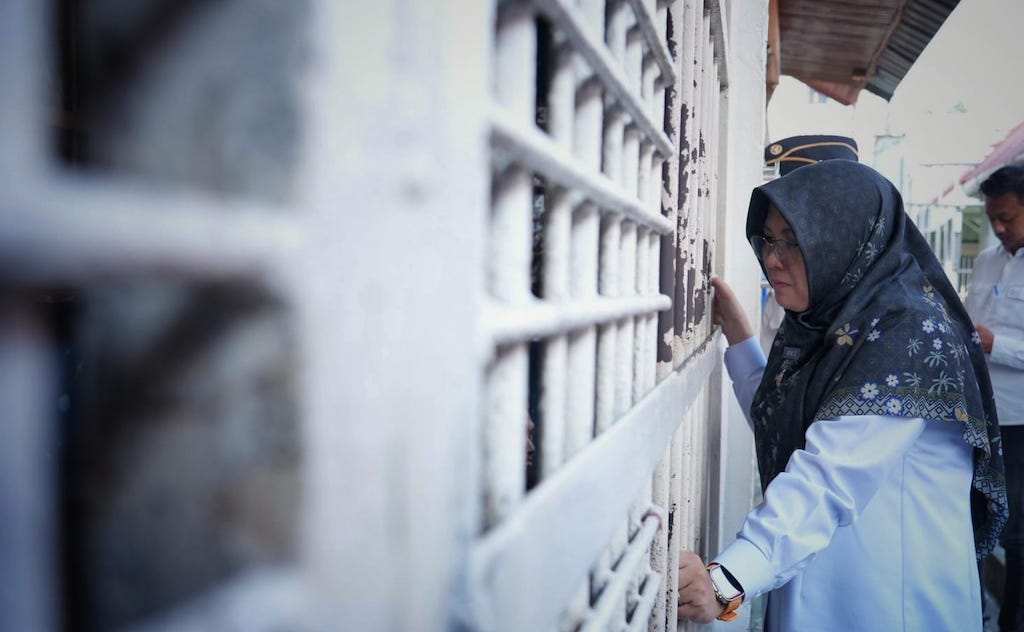 Perihatin Rutan Siak Over Kapasitas, Bupati Afni Usulkan Pembangunan Baru ke Pusat