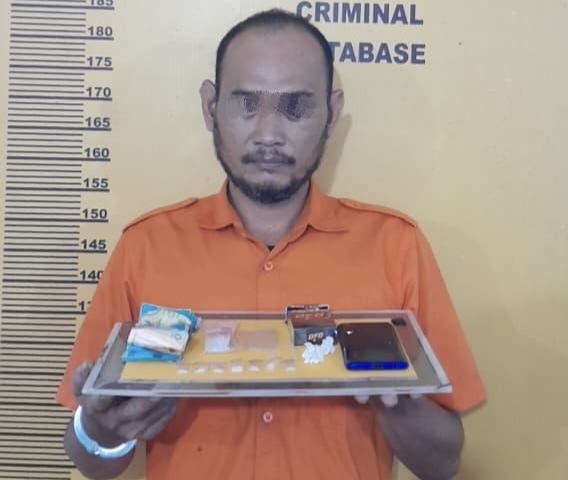 Polisi Sita 7 Paket Sabu dan Ringkus Satu Pelaku di Belilas Inhu