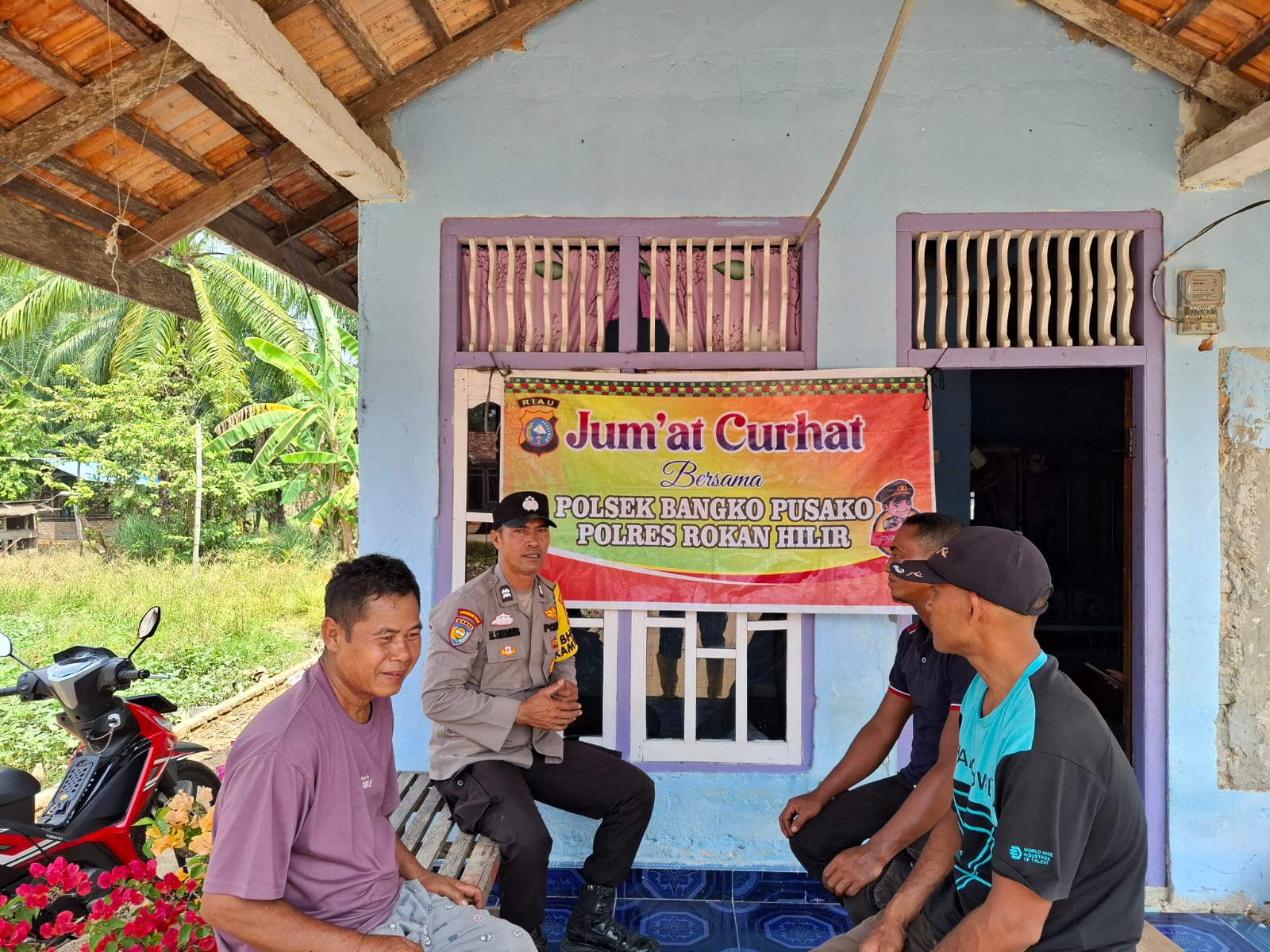 Jumat Curhat Jadi Wadah Aspirasi Warga Bangko Makmur