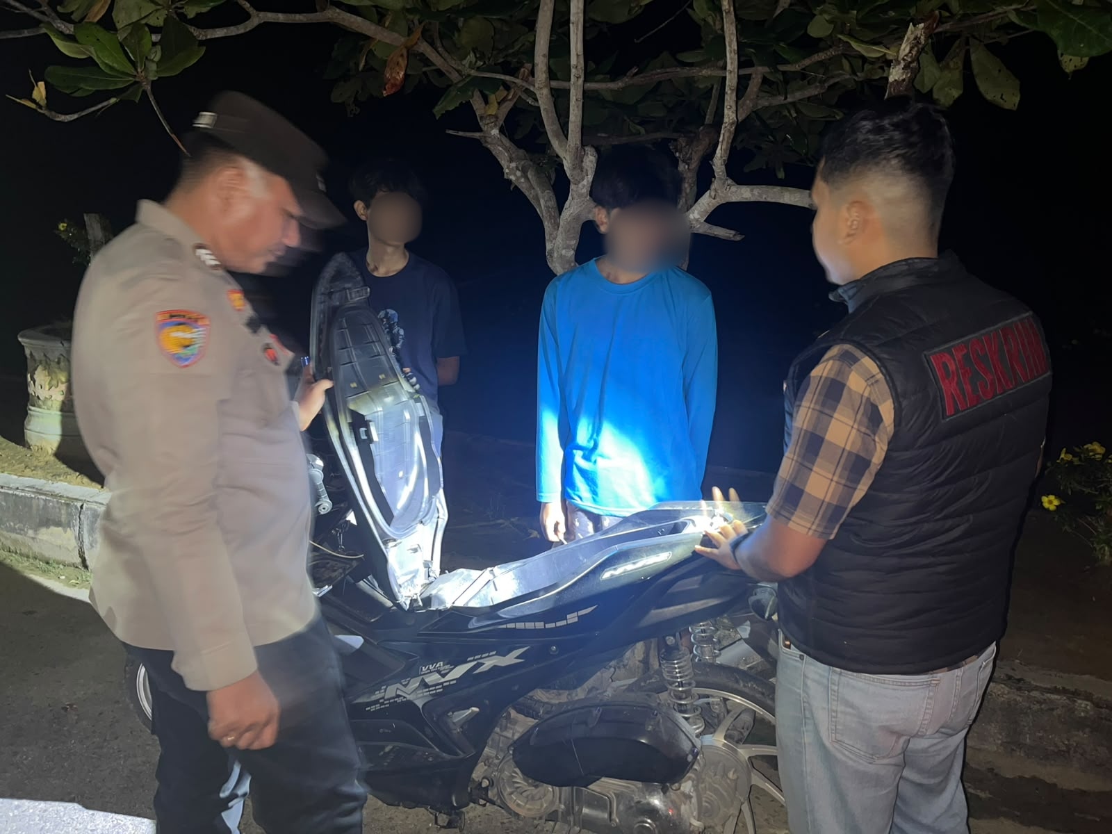Antisipasi Kriminalitas, Polsek Rimba Melintang Patroli KRYD Malam Hari