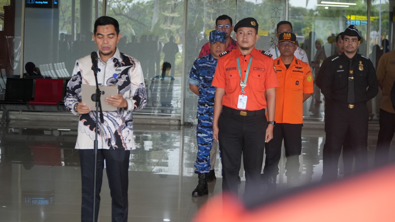 Posko Terpadu Angkutan Lebaran 2026 di Bandara SSK II Pekanbaru Dibuka