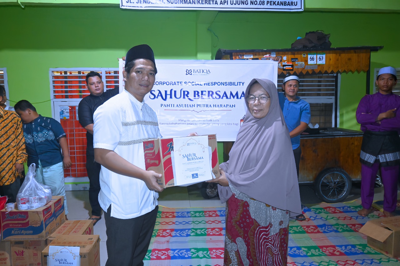 BATIQA Hotel Pekanbaru Gelar Sahur Bersama dan Salurkan Sembako ke Panti Asuhan