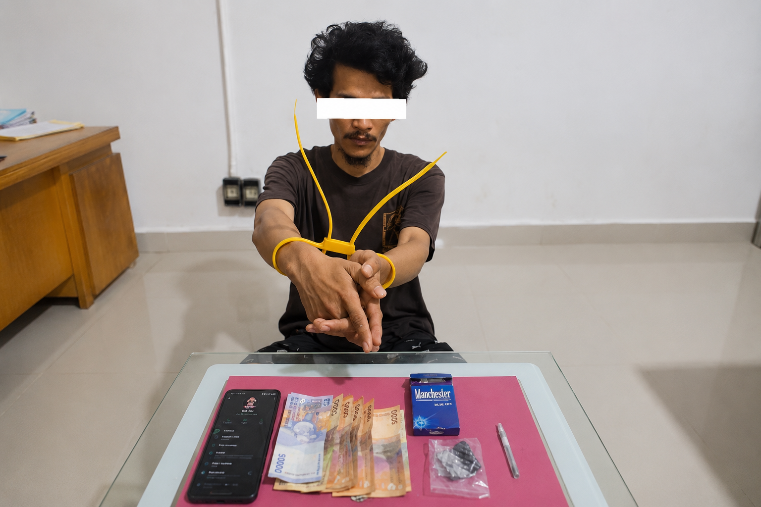 Honorer RSUD Bengkalis Ditangkap di Belakang Rumah Sakit, Diduga Edarkan Sabu