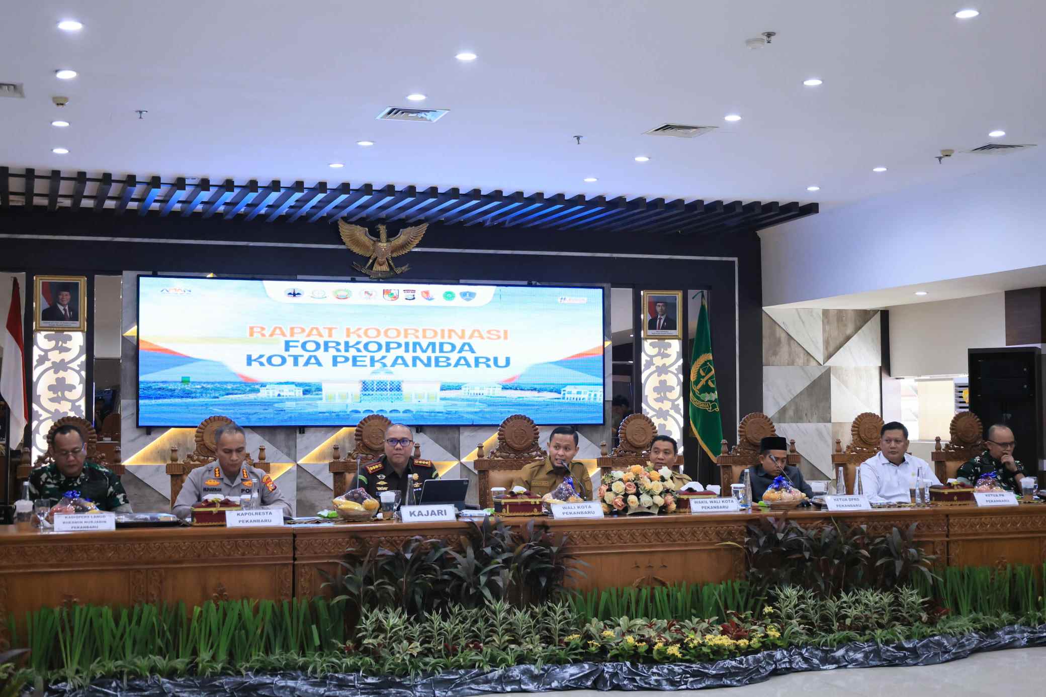 Wako Agung Kumpulkan Forkopimda Pekanbaru, Keamanan dan Isu Kota Dibahas