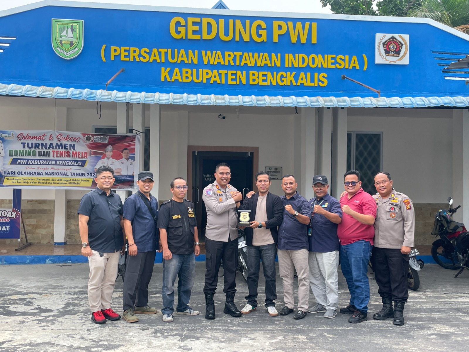 Perkuat Sinergitas Polri dan Pers, Kapolres Sambangi PWI Bengkalis